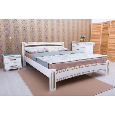 Bed "Milana Lux" with milling